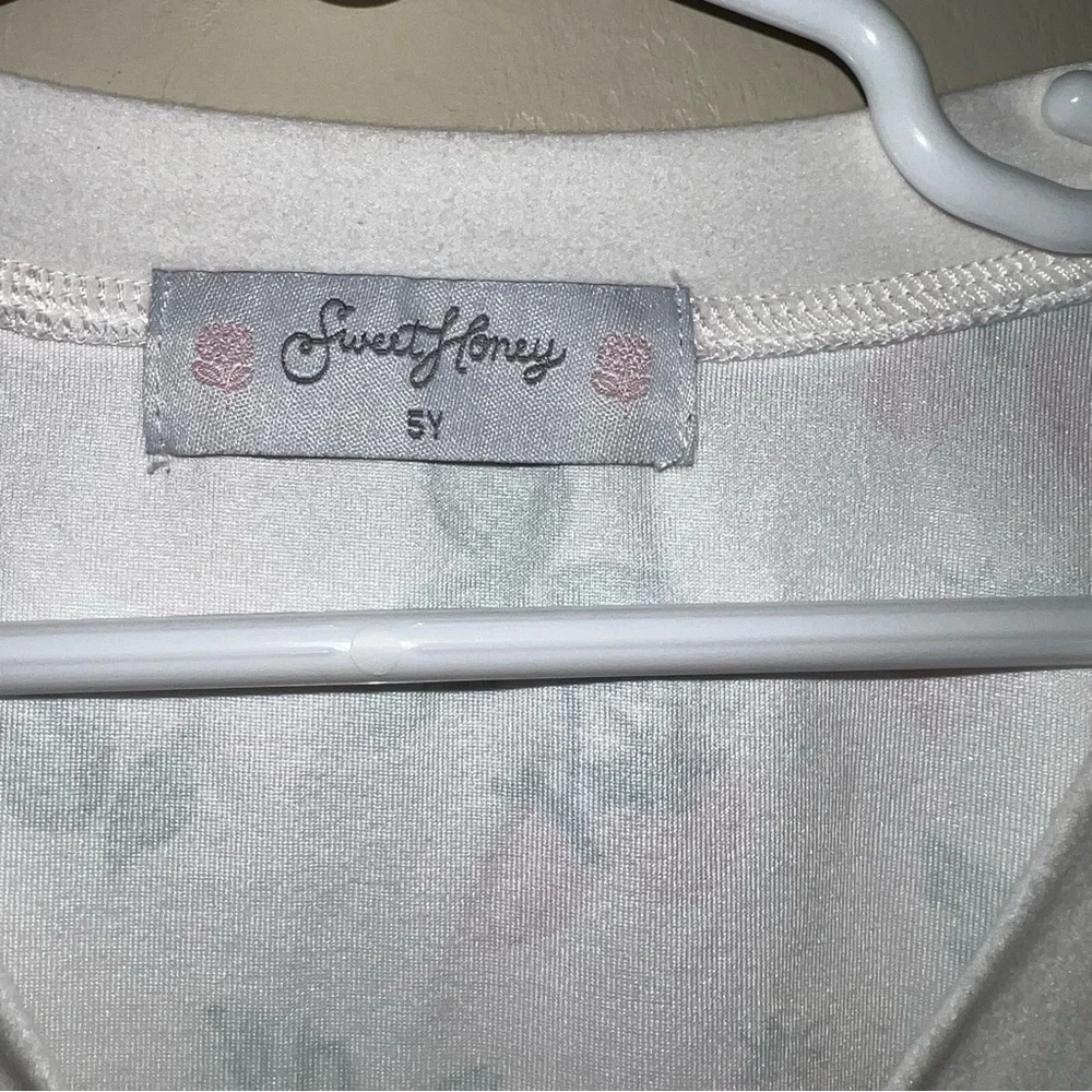 SweetHoney White Pajama Joggers Set with Strawberry Print
